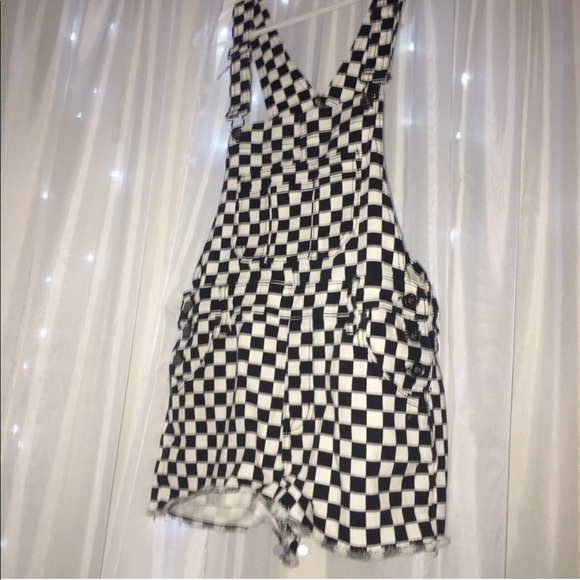Hot Topic Other - Checkered overalls